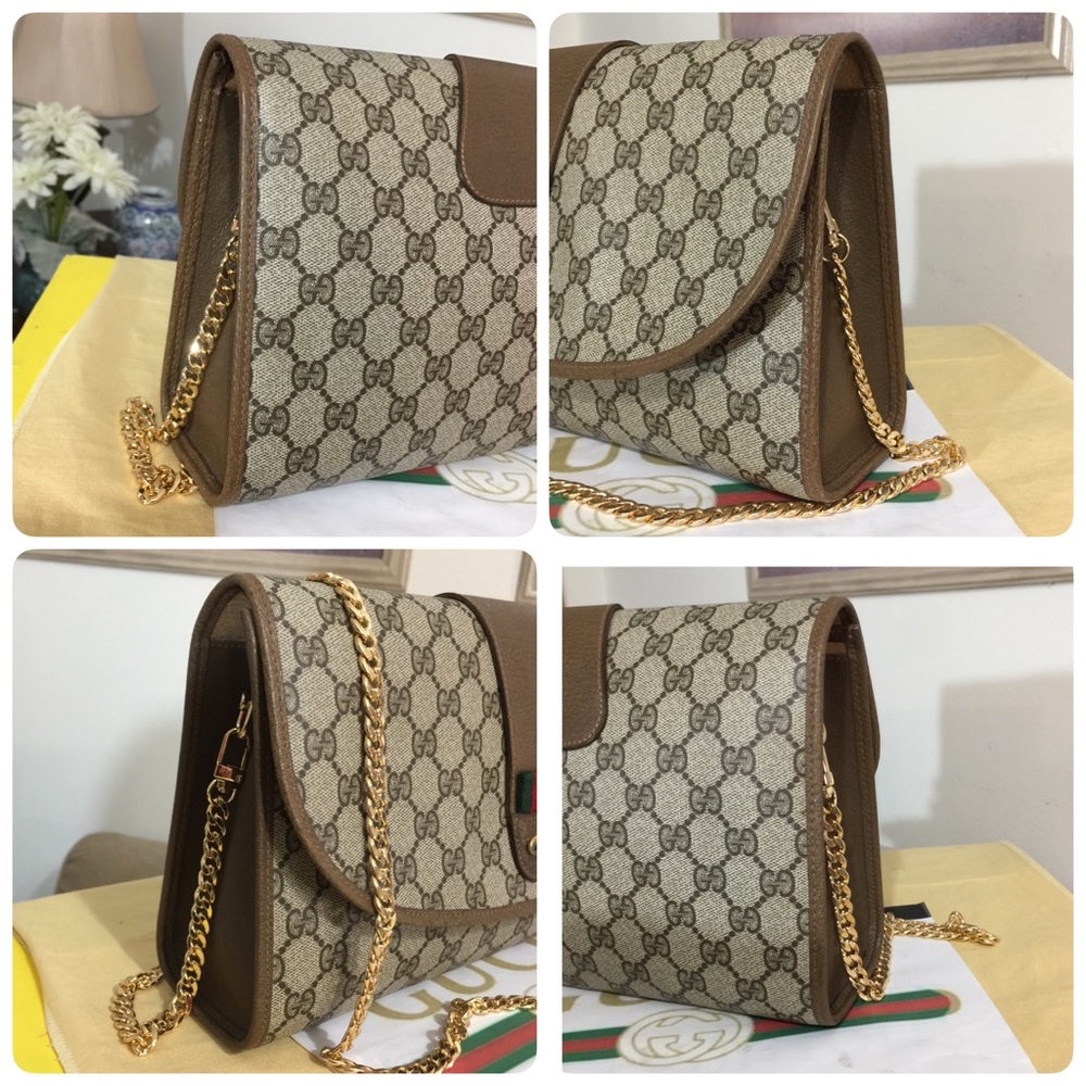 ❌❌GUCCI GG PATTERN CLUTCH/SHOULDER BAG 💼 - Picture 8 of 8